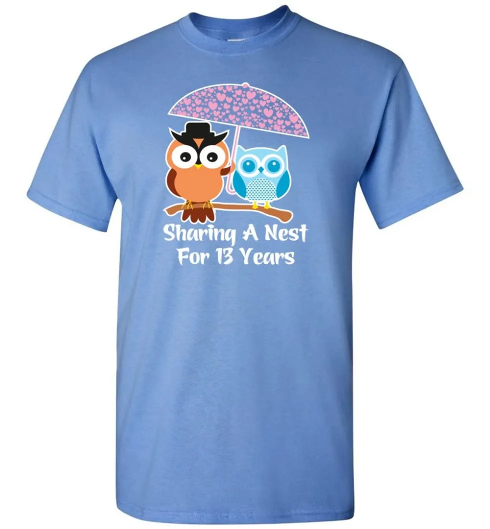 13 Years Wedding Anniversary Gifts Valentine's Day T-shirt