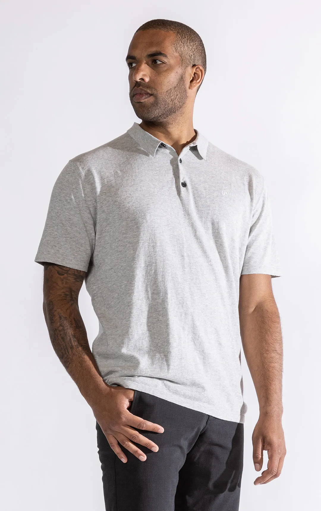 14GG COTTON LINEN POLO - CLEARANCE