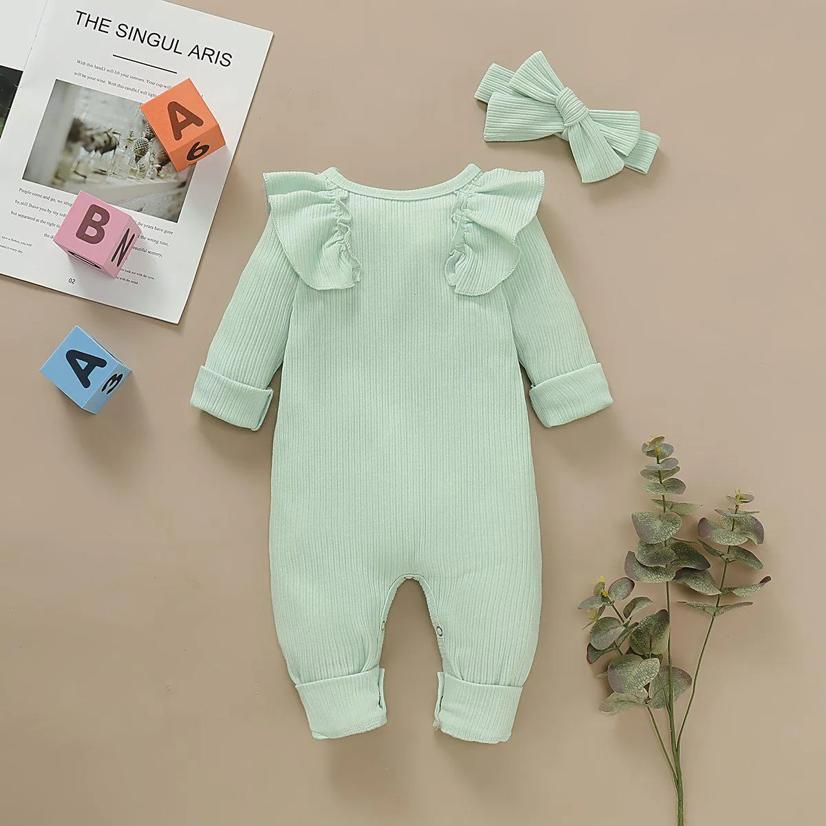 2-Piece Baby Cotton Jumpsuit