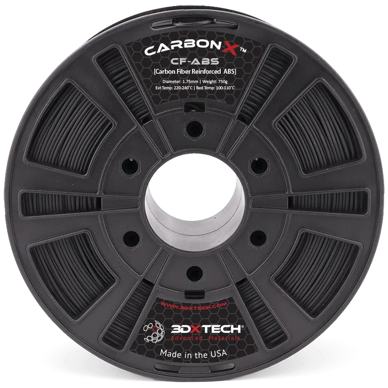 3DXTech CarbonX ABS   CF15 ( Carbon Fiber Reinforced) Filament 1.75mm all