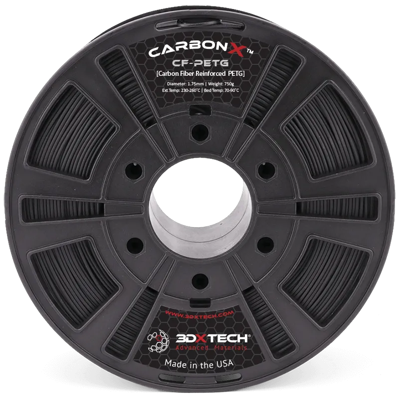 3DXTech CarbonX PETG   CF15 (Carbon Fiber Reinforced) Filament 1.75mm