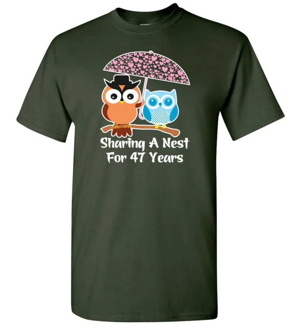 47 Years Wedding Anniversary Gifts Valentine's Day T-shirt