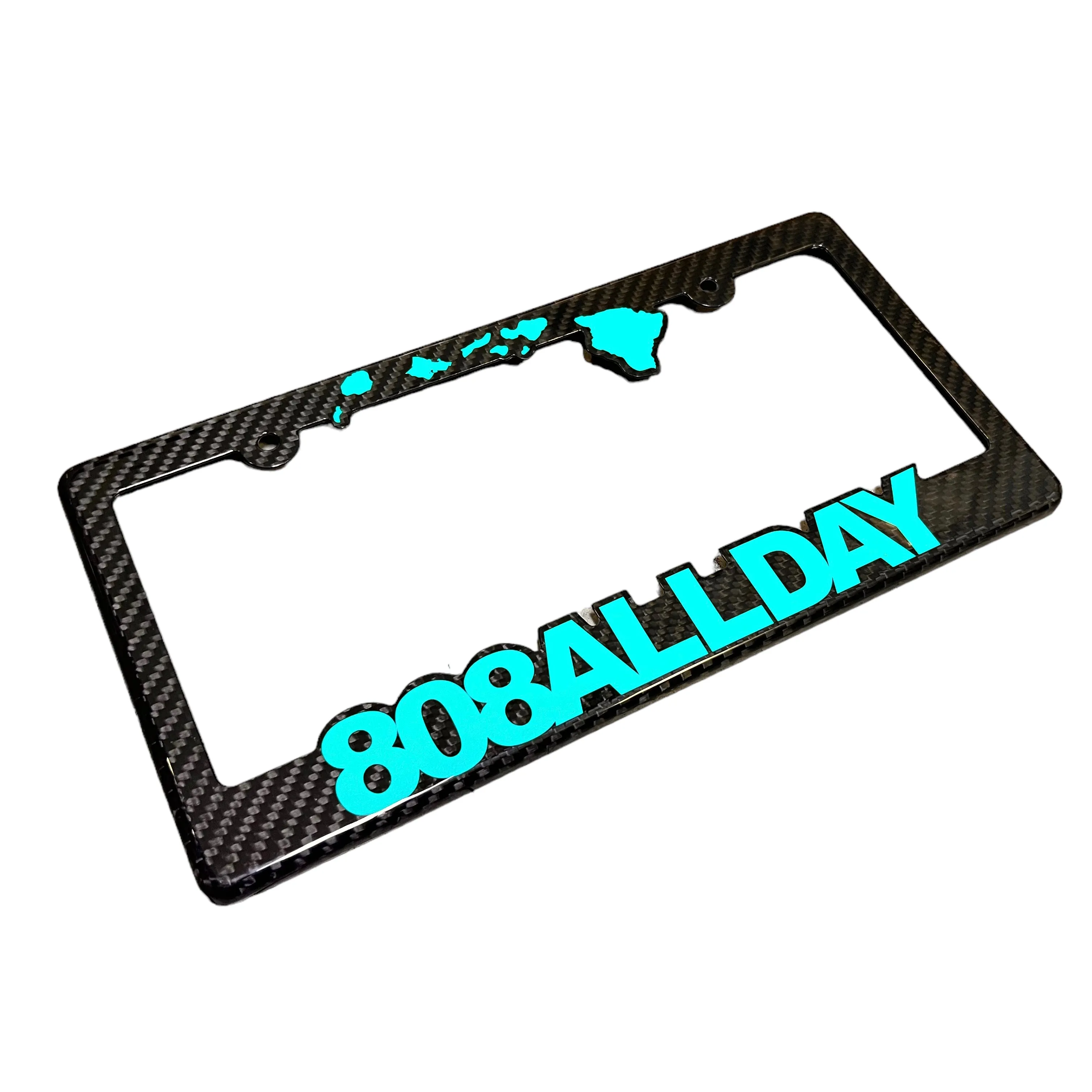 808ALLDAY Carbon Fiber License Plate Frame