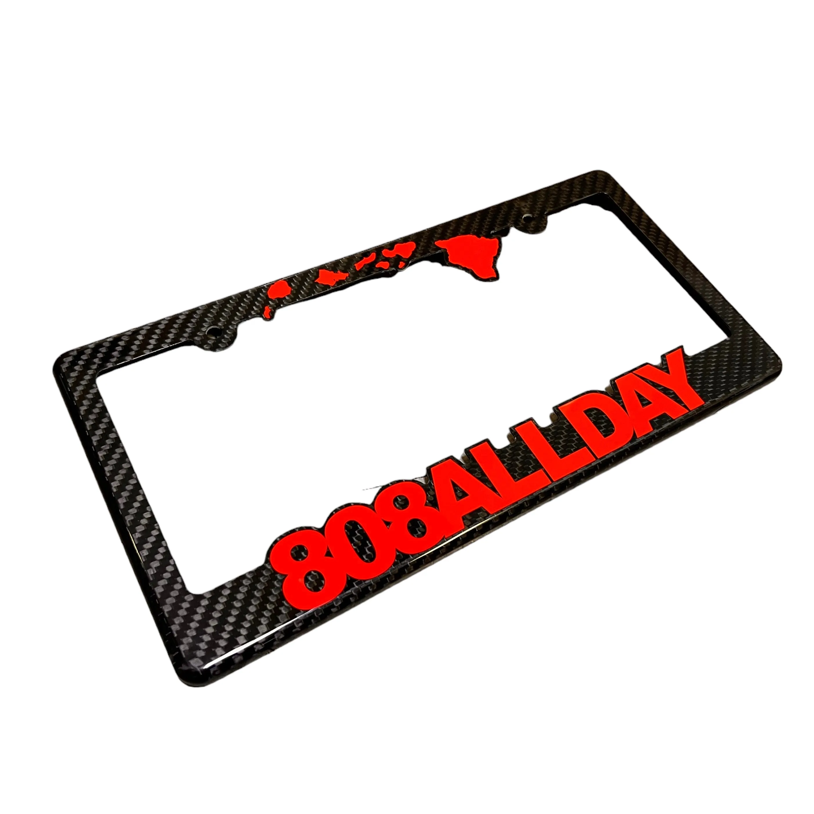 808ALLDAY Carbon Fiber License Plate Frame