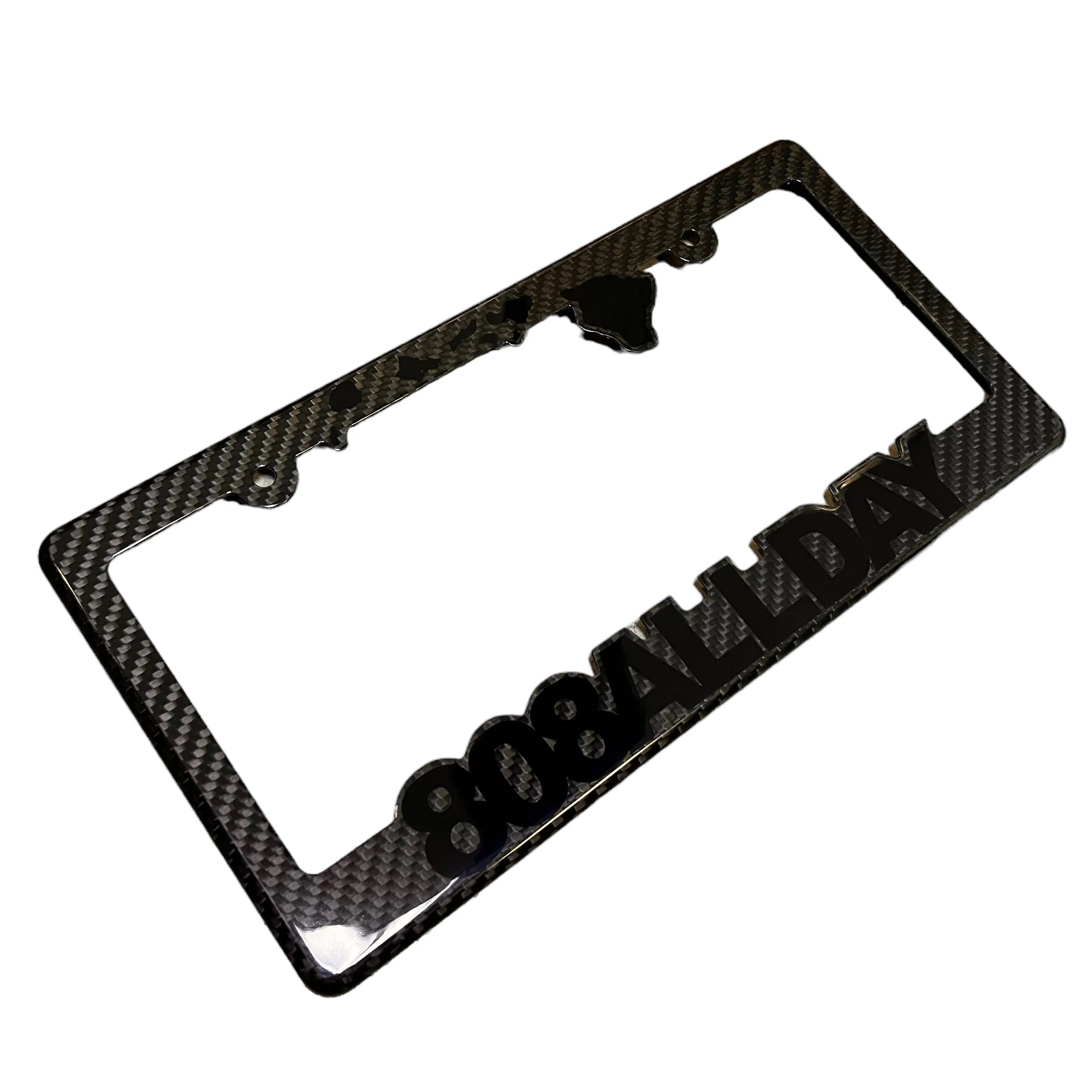 808ALLDAY Carbon Fiber License Plate Frame