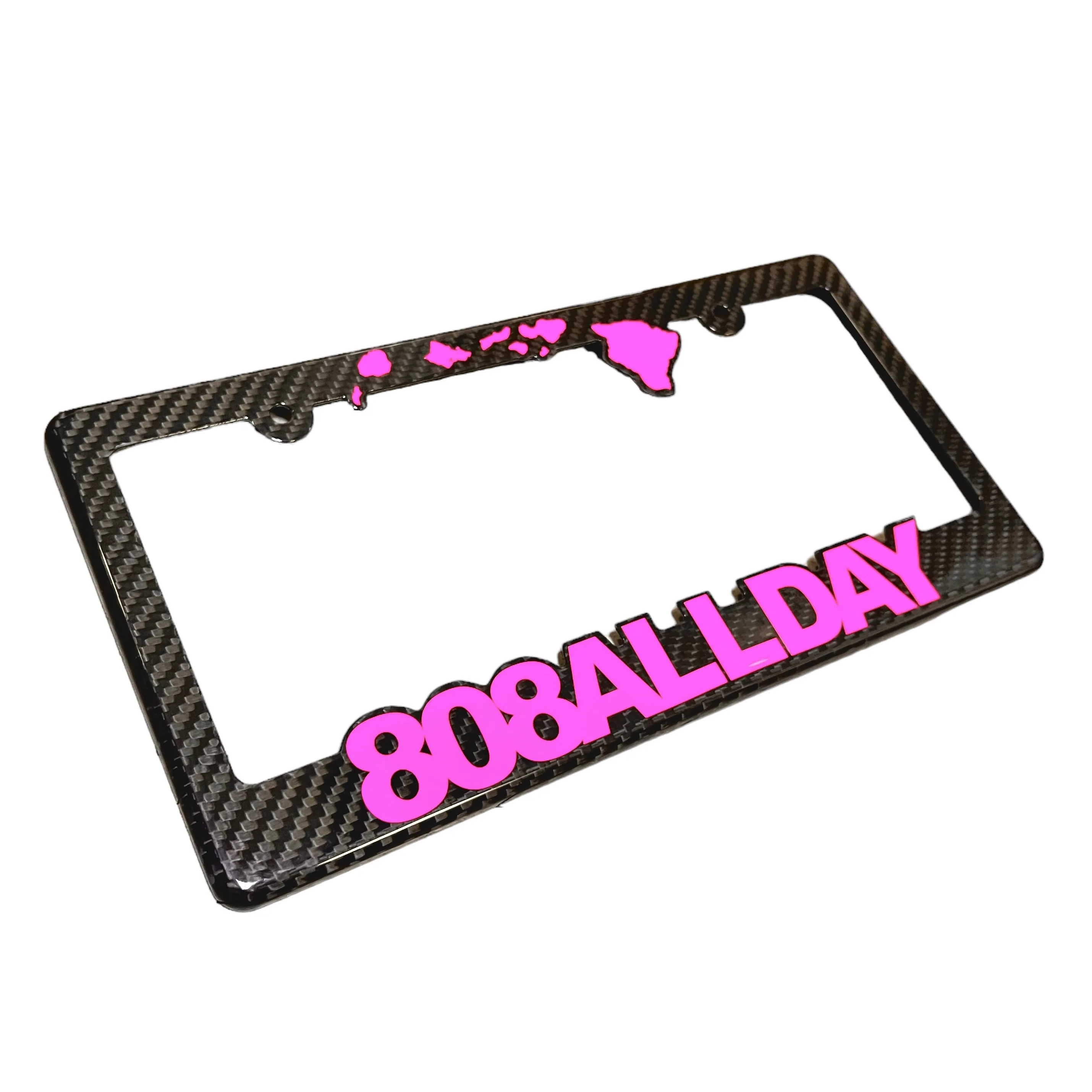 808ALLDAY Carbon Fiber License Plate Frame