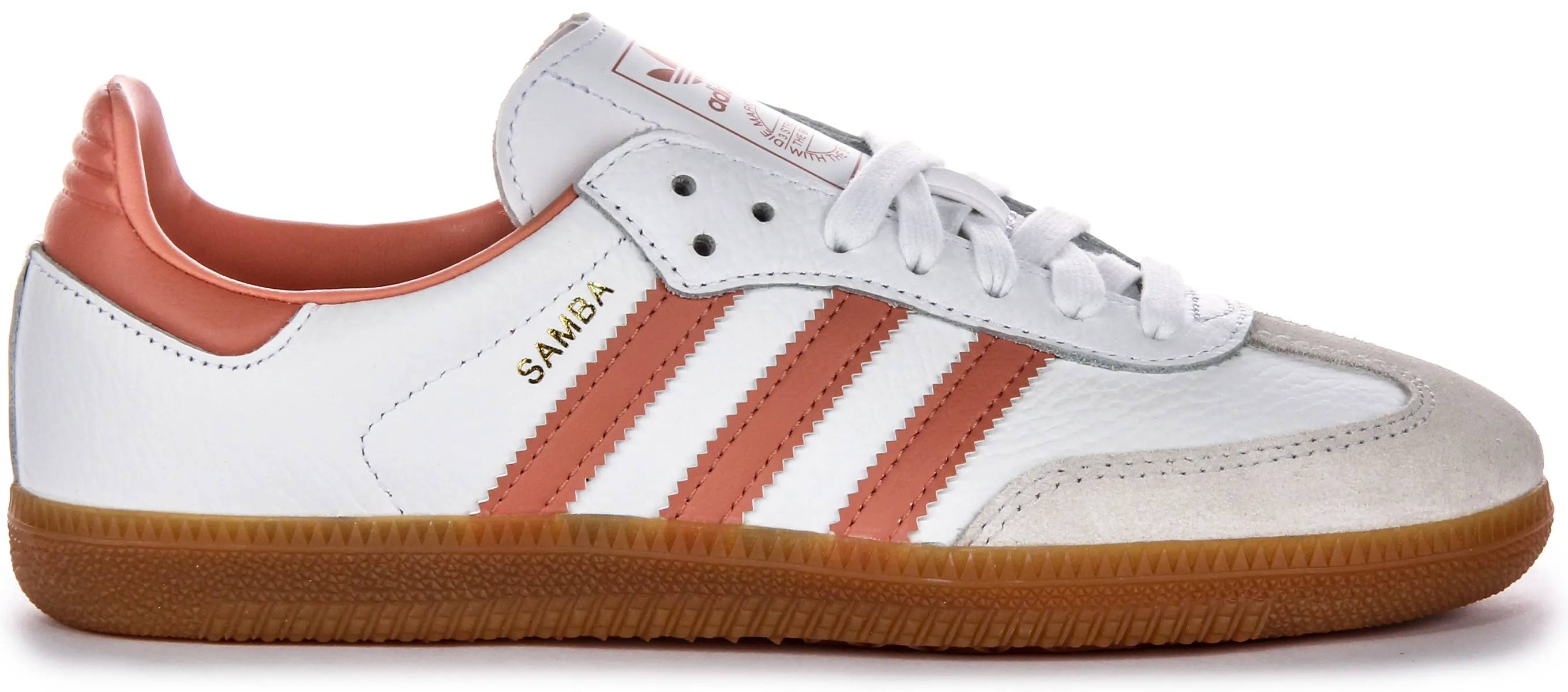 Adidas Samba OG In White Pink For Women