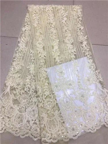 African George lace high quality French lace fabric