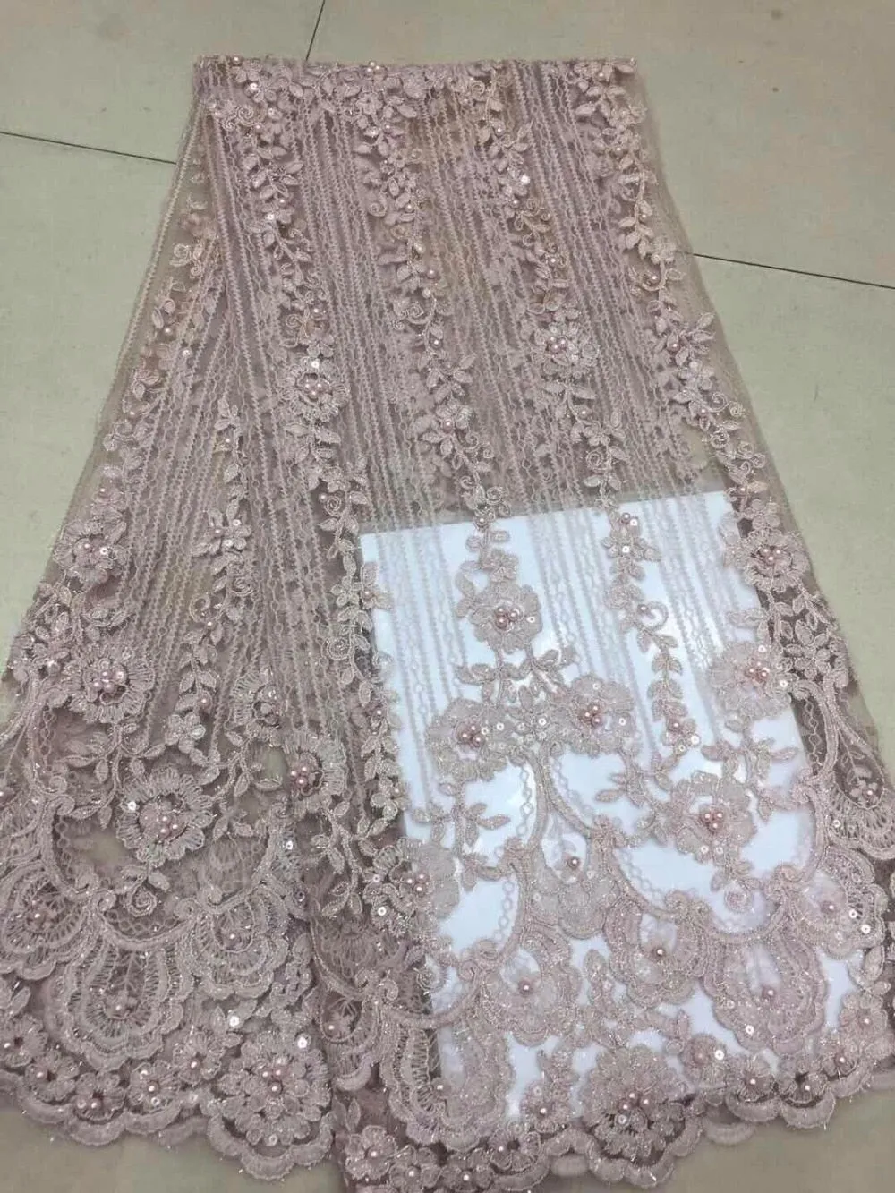 African George lace high quality French lace fabric