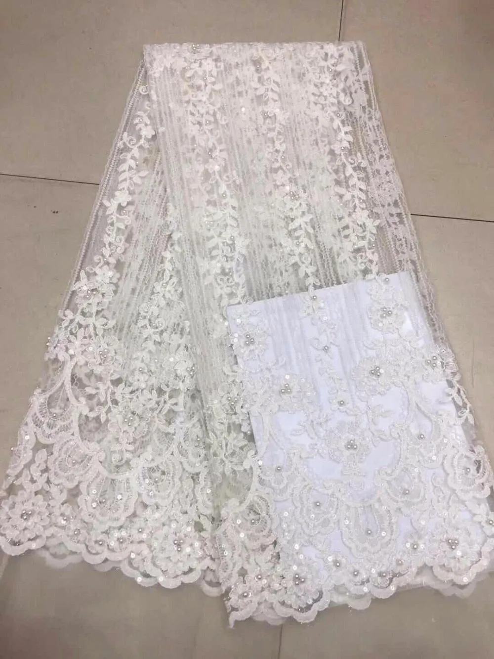 African George lace high quality French lace fabric