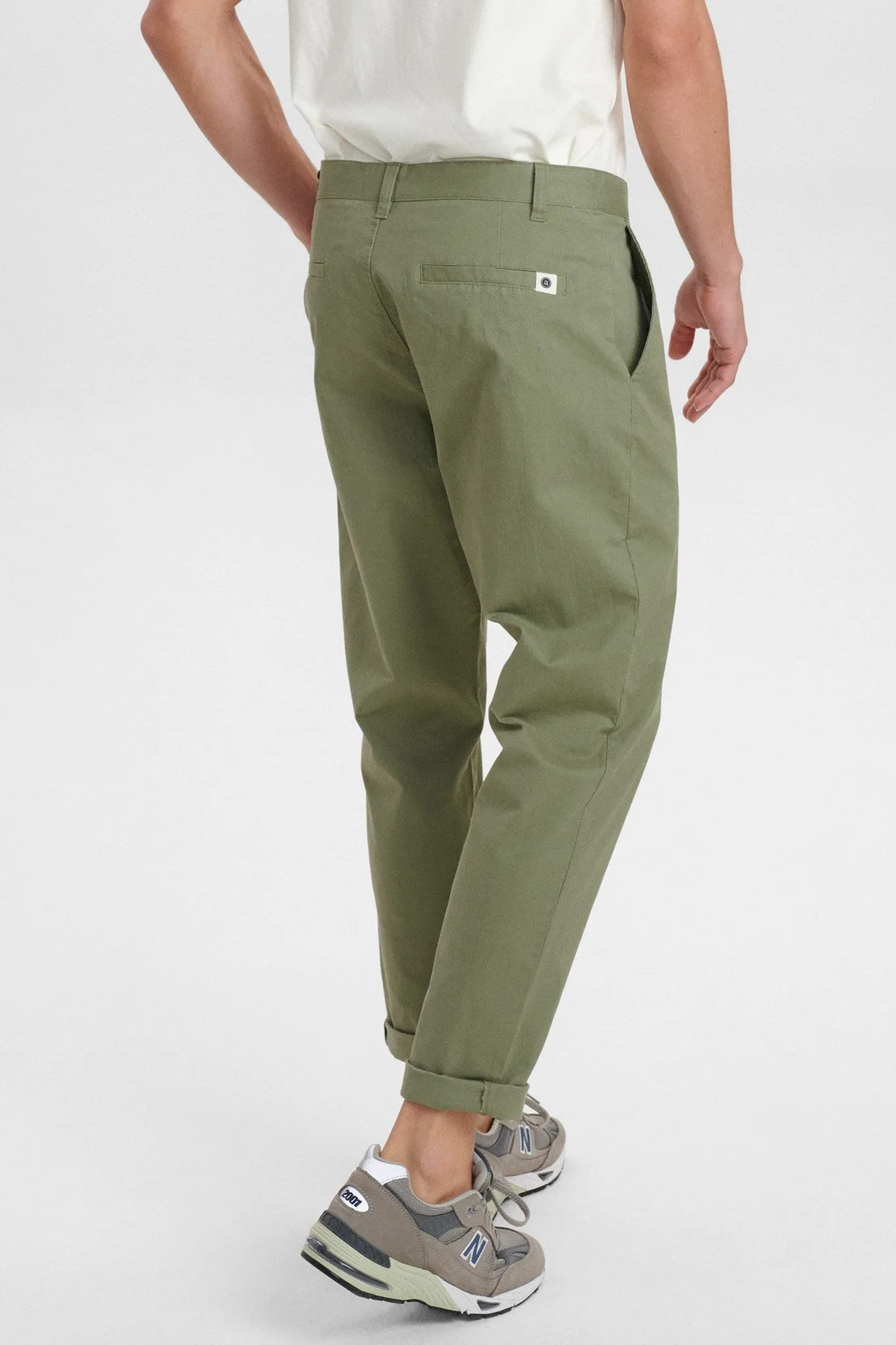 AKJULIUS COTTON PLEAT PANT - Olivine