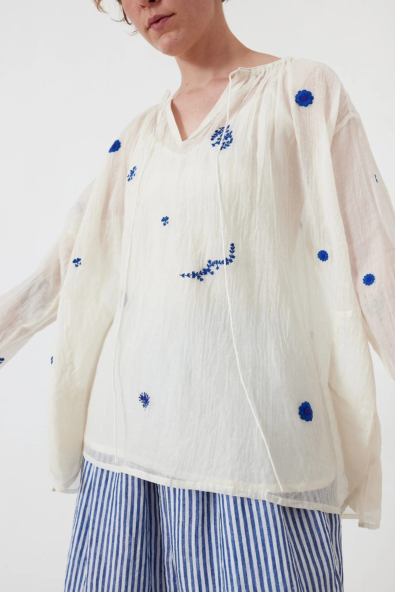 AO Dress - No. 69 - Dori Gather Blouse