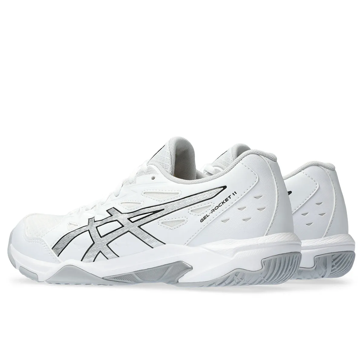 Asics Gel Rocket 11 Women White Silver    '  11 