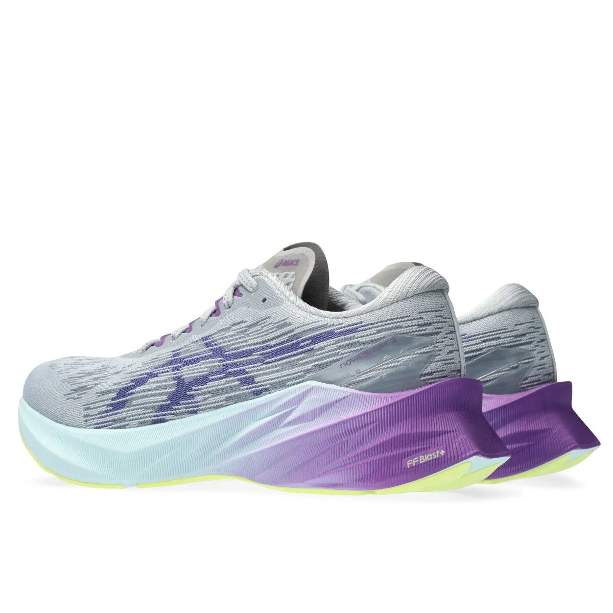 Asics Novablast 3 Women Piedmont Grey Blue Violet     