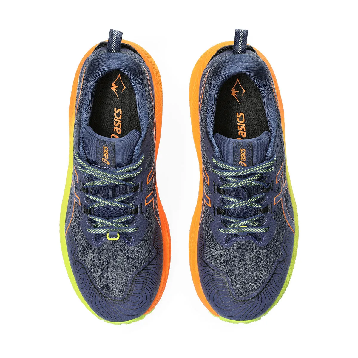 Asics Trabuco Max 2 Men Deep Ocean Bright Orange   