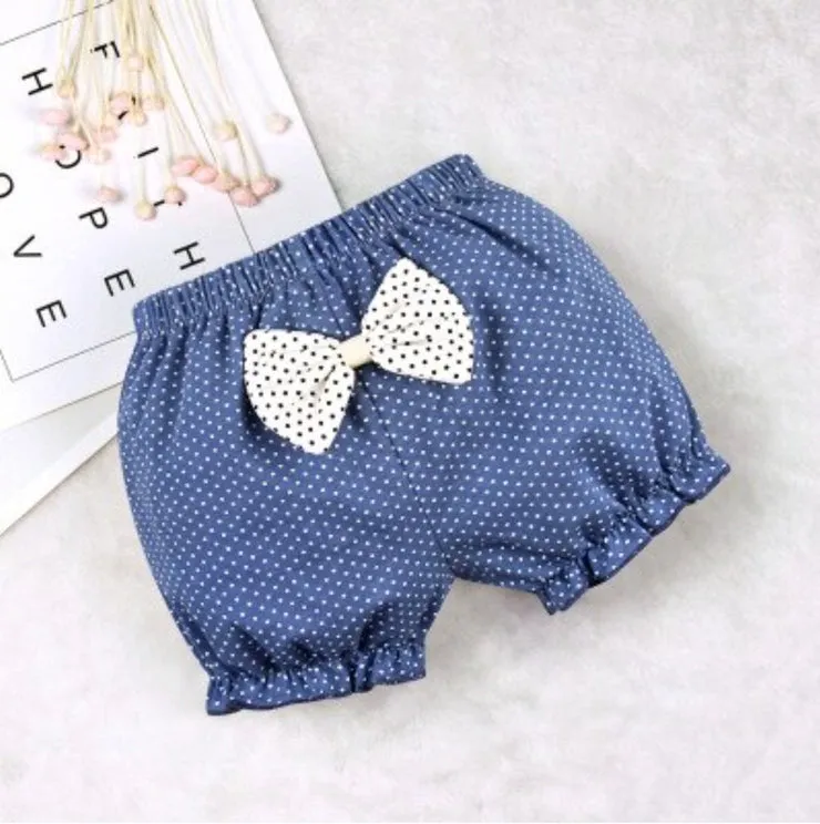 Baby Girls Bow Shorts/Underpants/Diaper Covers