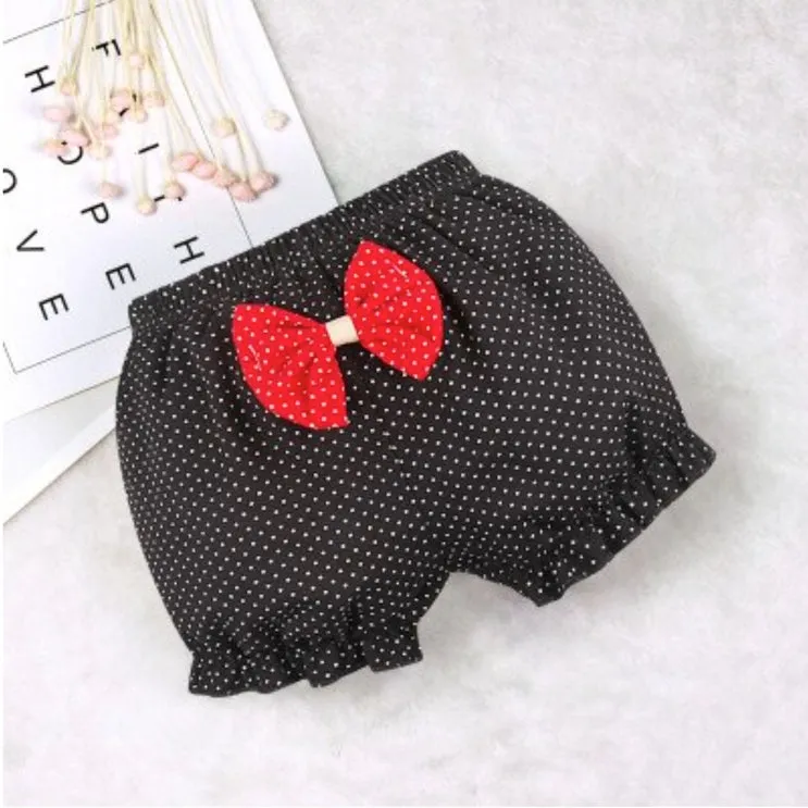 Baby Girls Bow Shorts/Underpants/Diaper Covers