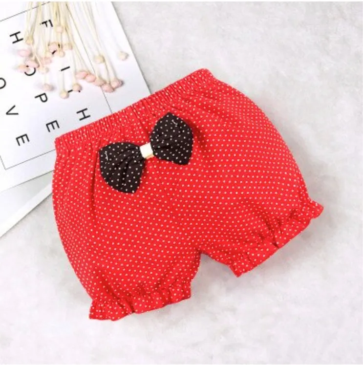 Baby Girls Bow Shorts/Underpants/Diaper Covers