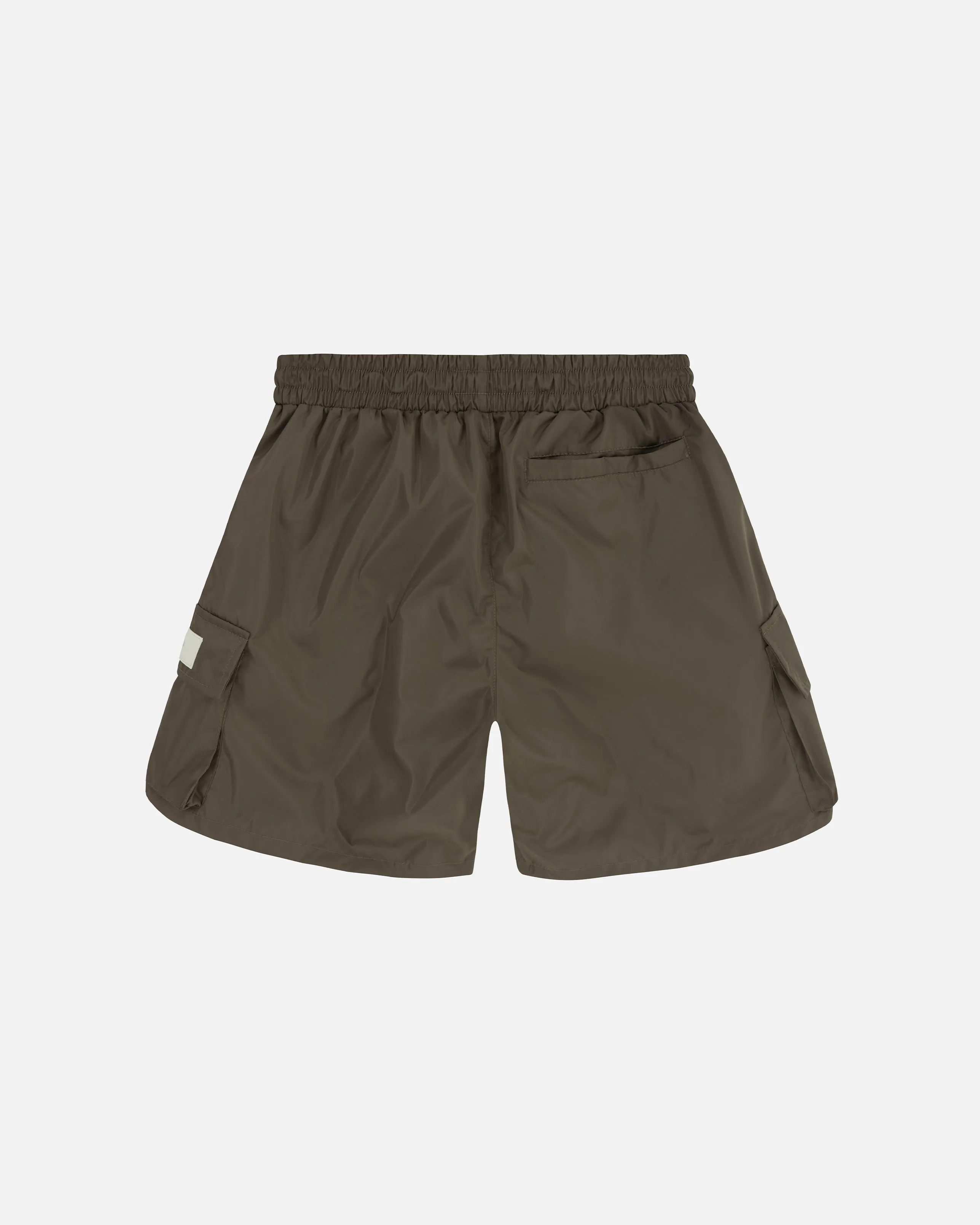 Basics Synthetic Cargo Short Military Green