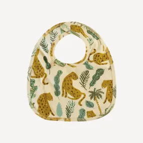 bib | leopard | organic cotton interlock