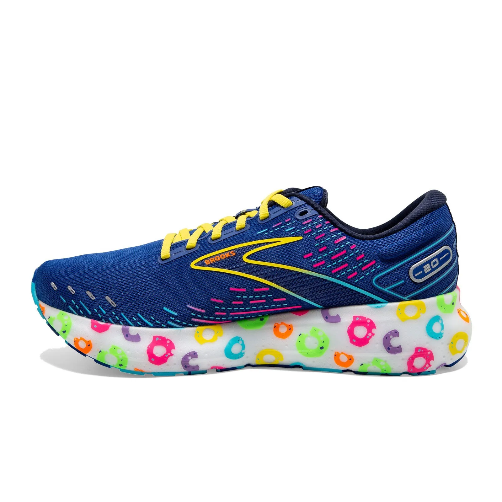 Brooks Glycerin 20 (Men) - Blue/Peacoat/Yellow