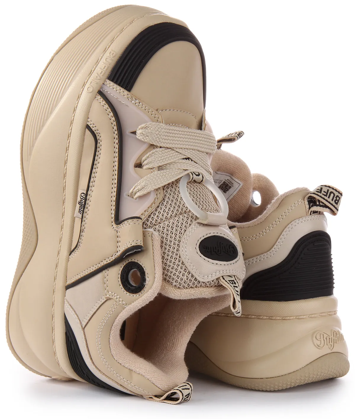 Buffalo Orcus Sk8 In Cream For Women