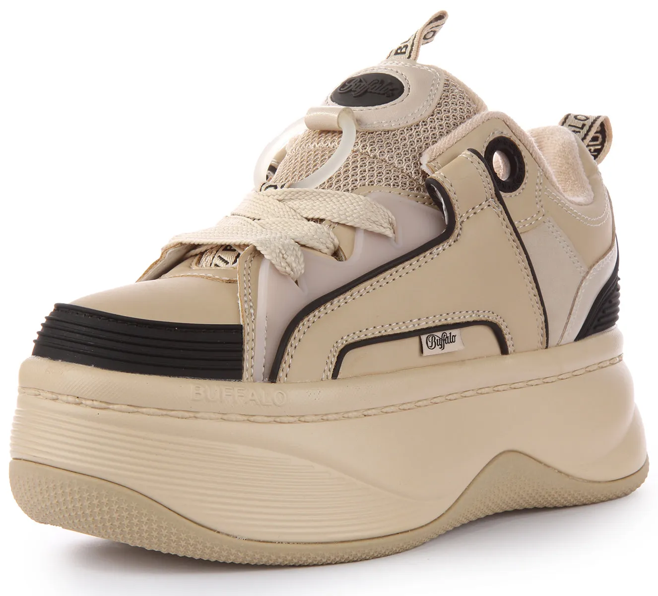 Buffalo Orcus Sk8 In Cream For Women