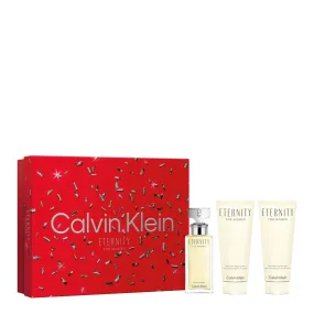 CALVIN KLEIN ETERNITY WOMEN EDP 50ML 3 PIECE SET