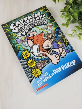 CAPTAIN UNDERPANTS- AND THE PREPOSTEROUS PLIGHT OF THE PURPLE POTTY PEOPLE SOFTCOVER EUC