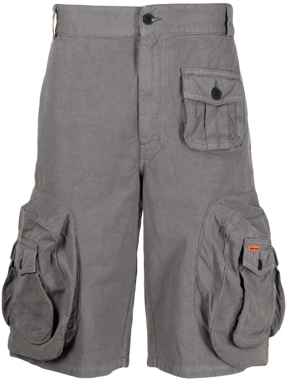 Cotton-Blend Cargo Shorts