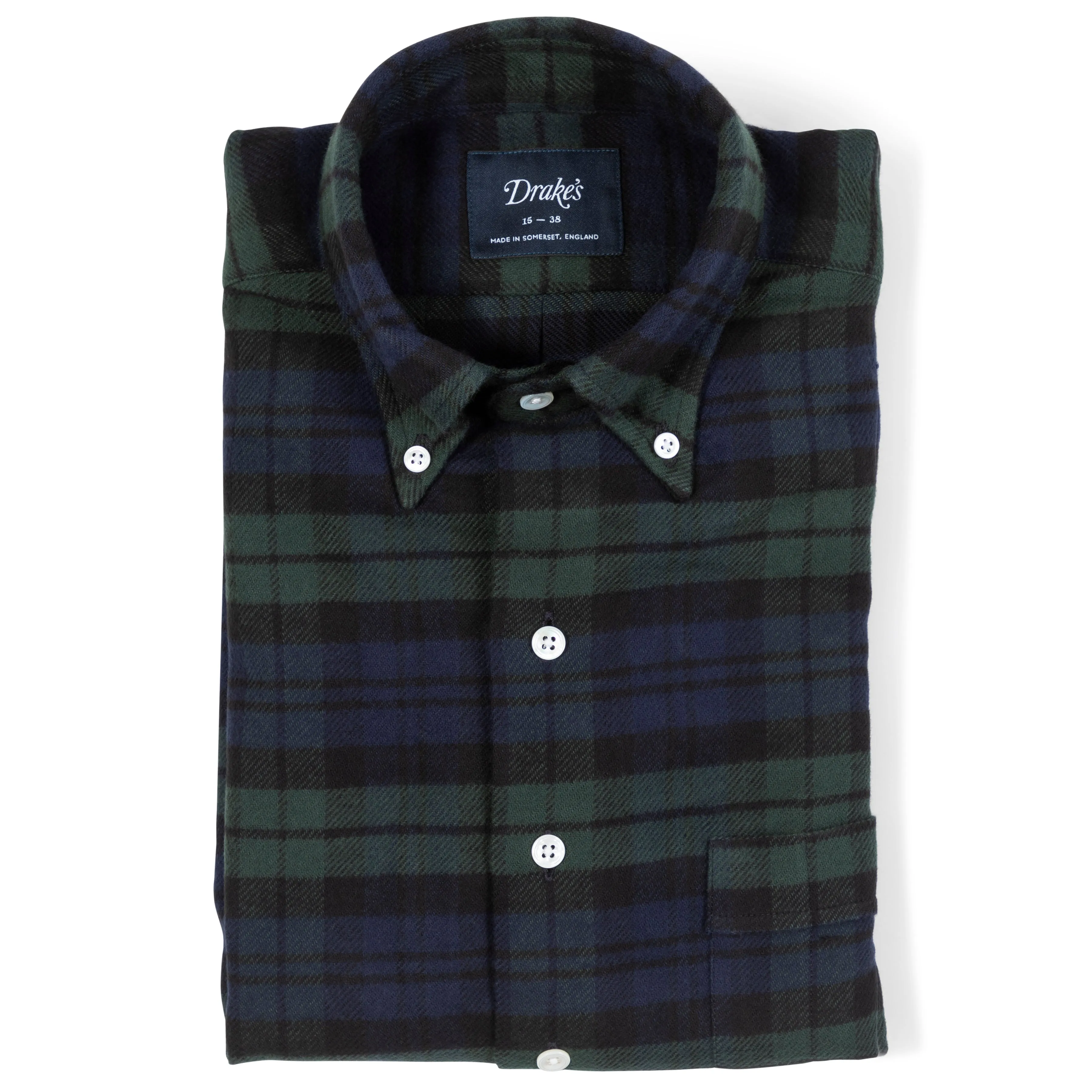 Cotton Flannel Blackwatch Shirt