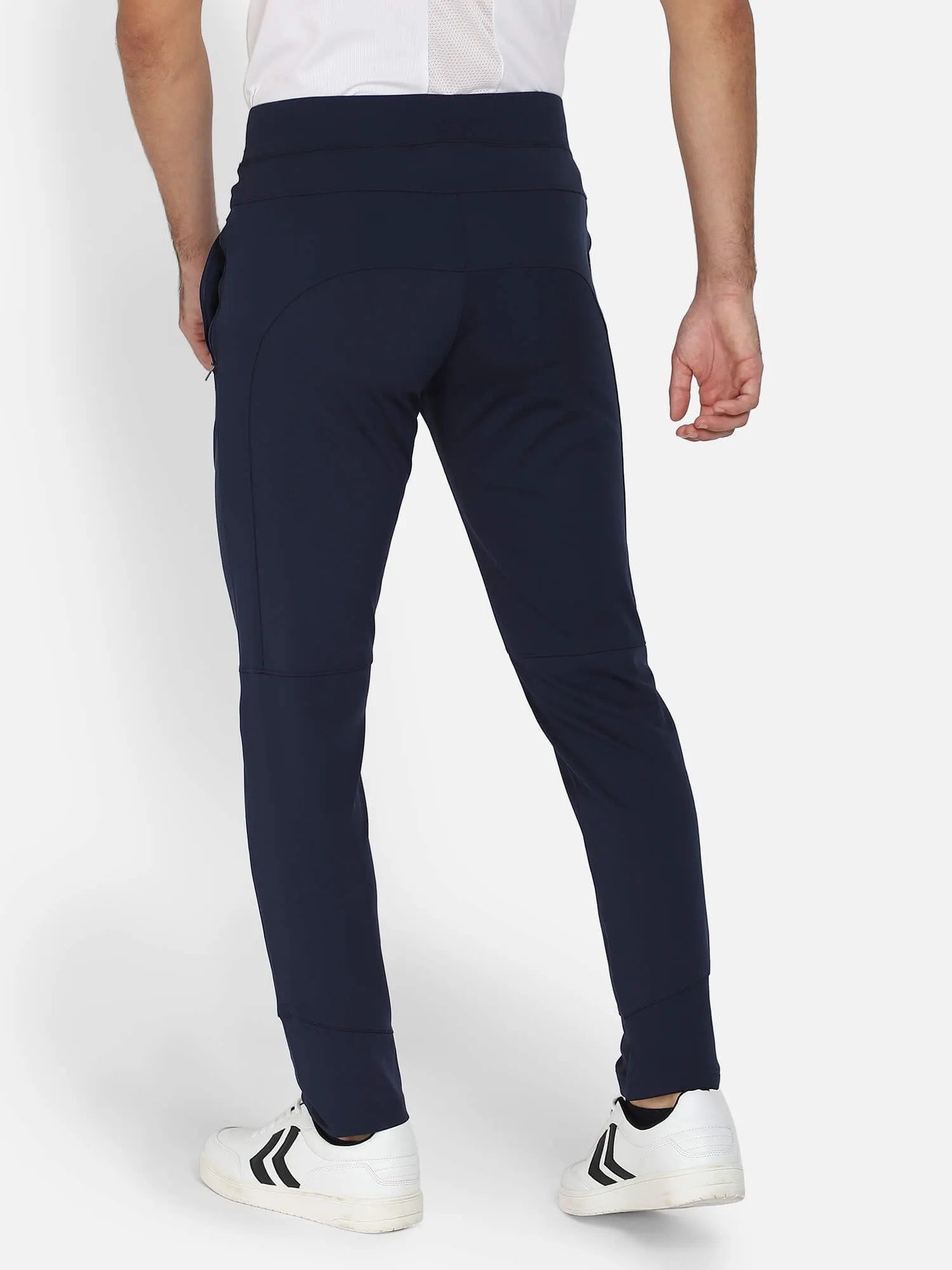 Danny Men Polyester Navy Blue Training Pant