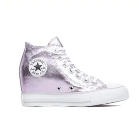 DEADSTOCK CONVERSE CHUCK TAYLOR ALL STAR LUX METALLIC MID PURPLE SIZE 6 WOMEN