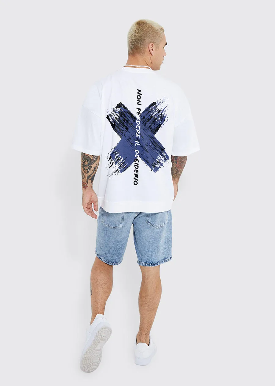 Desire Men Oversized Printed T-Shirt