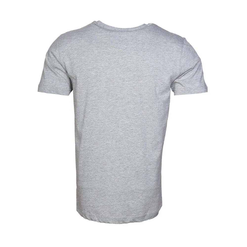 Dorian Men Cotton Grey T-Shirt