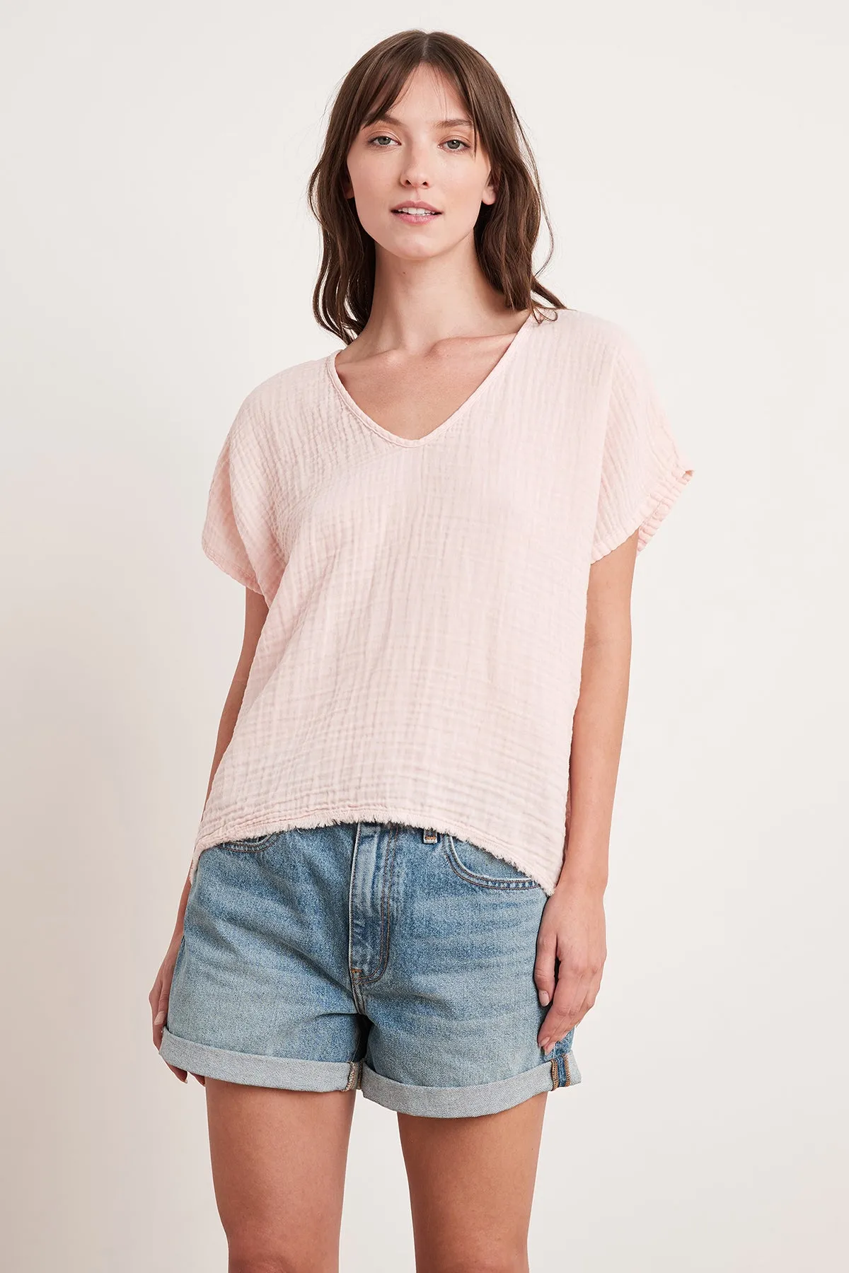 ELSA COTTON GAUZE TOP