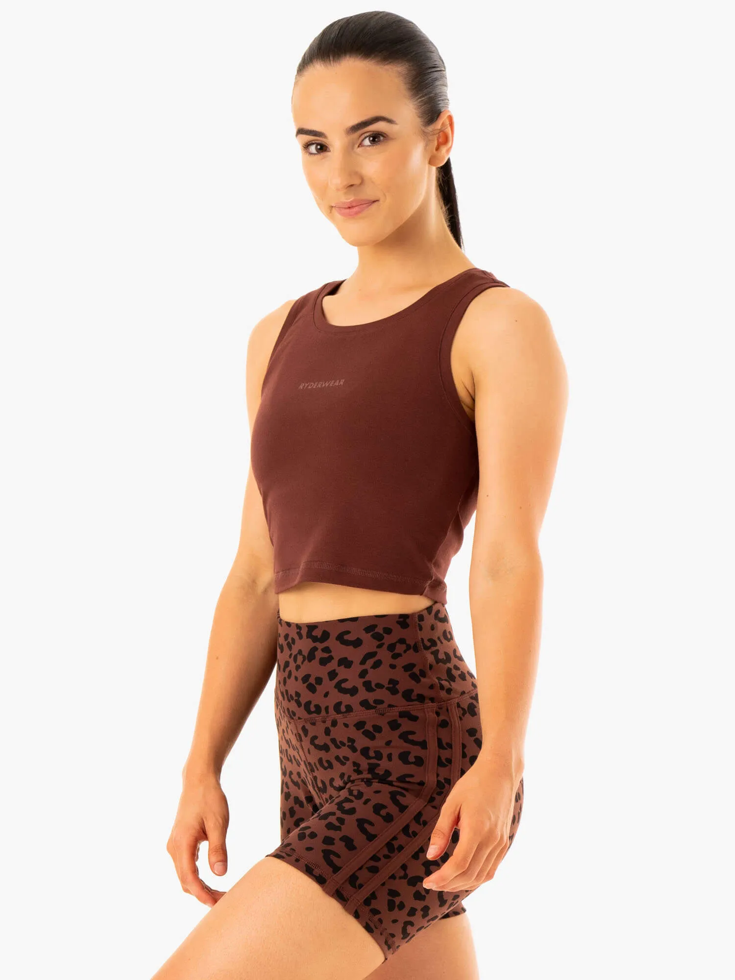 Evolution Cotton Tank - Chocolate