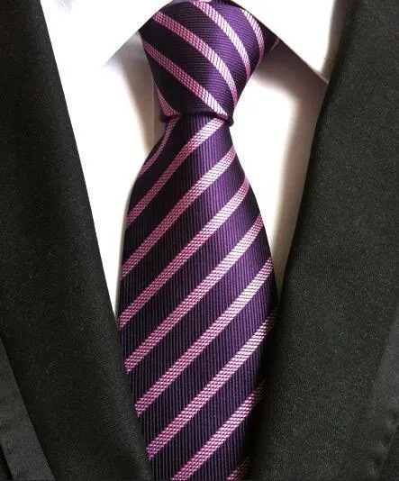 Fashion Striped Silk Neckties For Men