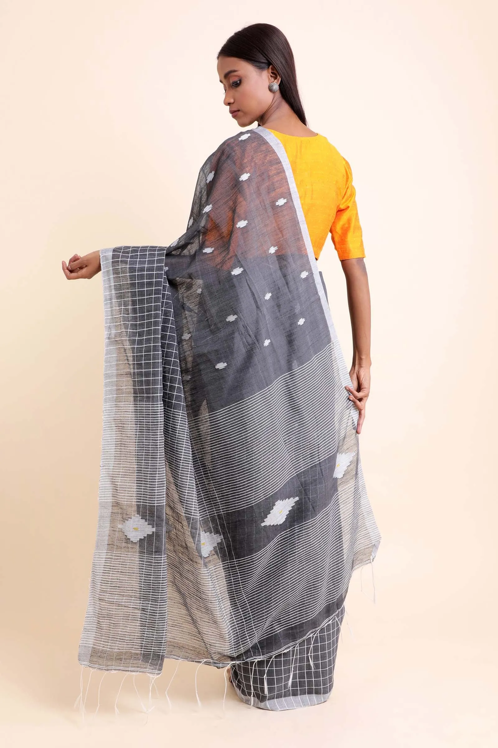 Favorite Pencil Cotton Blend Saree