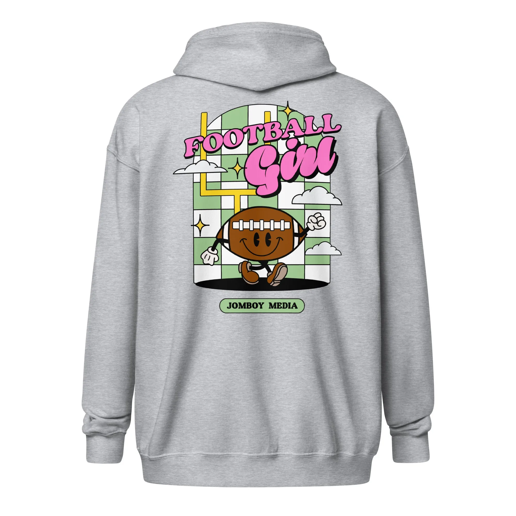 FOOTBALL GIRL | ZIP-UP HOODIE