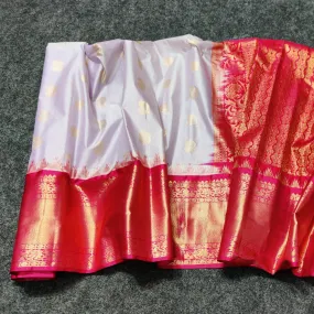 Gadwal Semi Silk Saree - GSM65