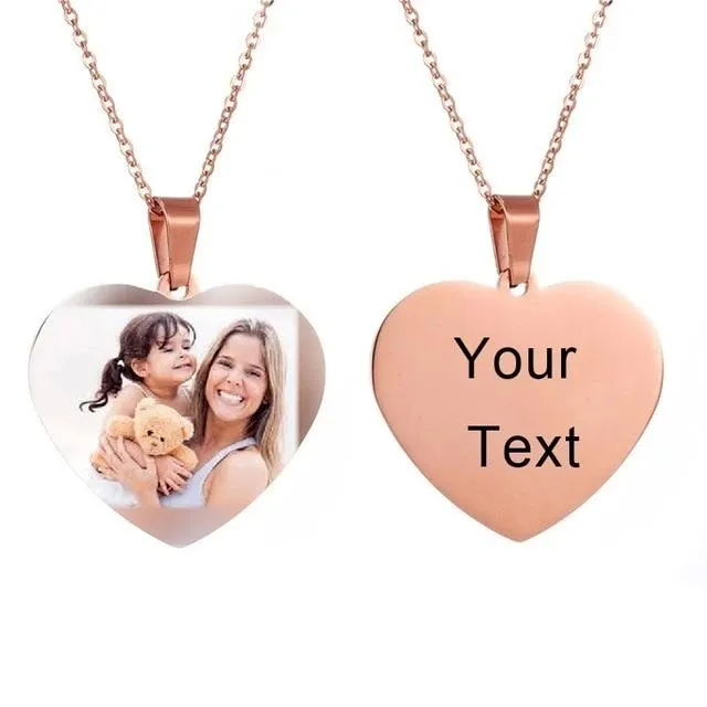 Heart Necklace With Picture-Unique Gifts For Women