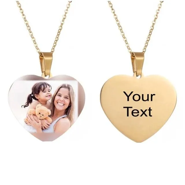 Heart Necklace With Picture-Unique Gifts For Women