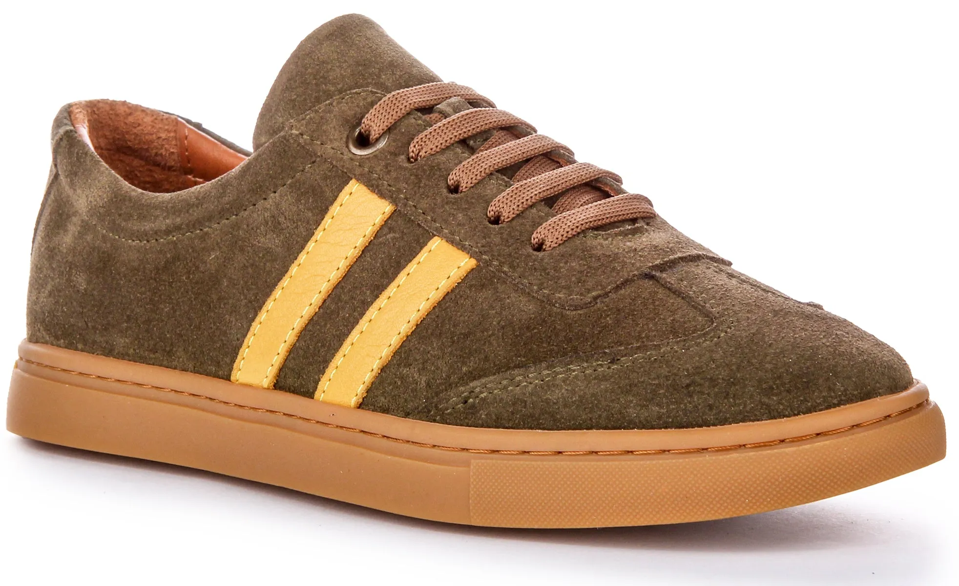 Justinreess England Sadie In Khaki Yellow For Women