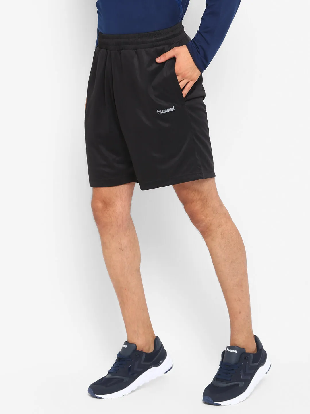 Laser Men Polyester Black Short