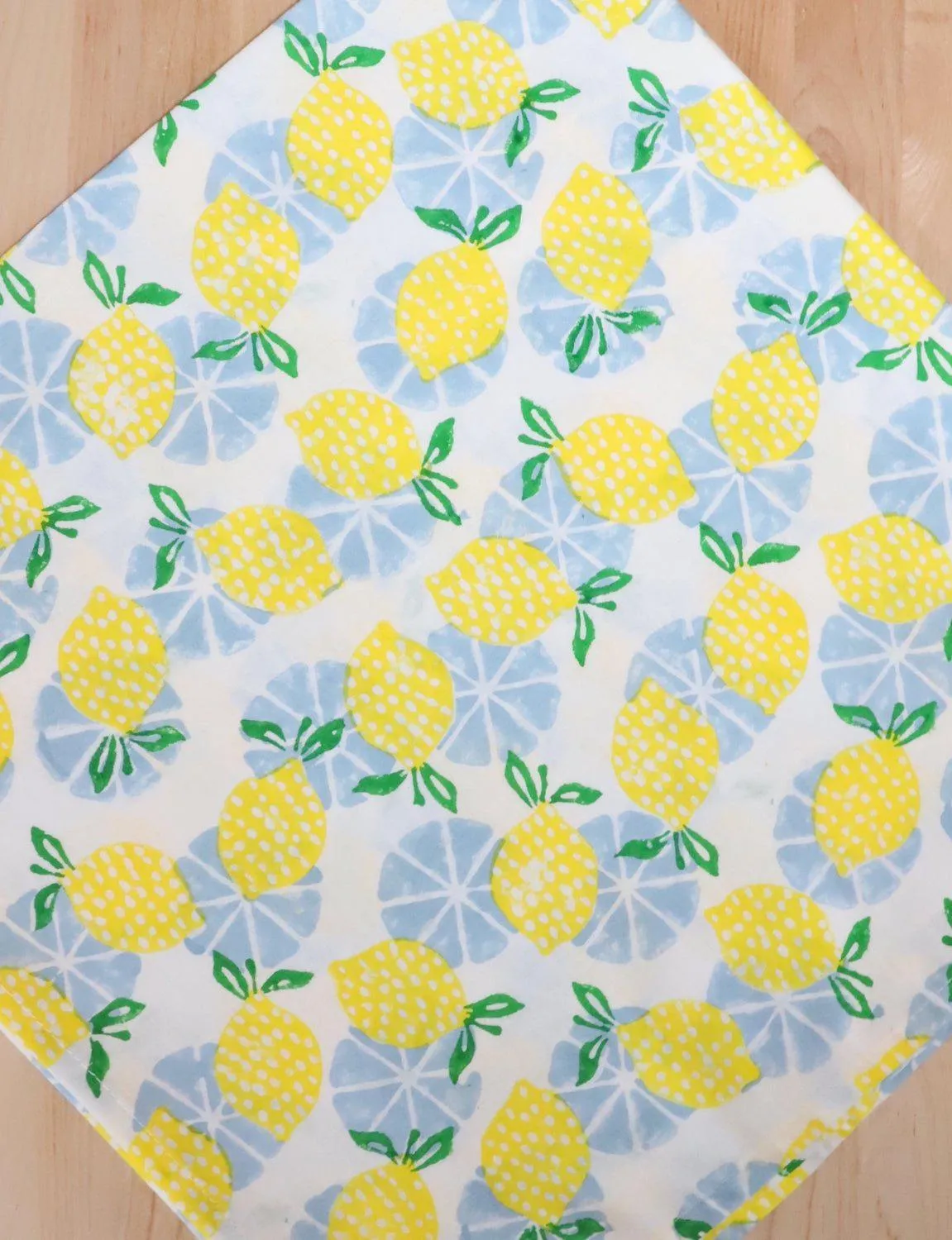 Lemon Cotton Tea Towel