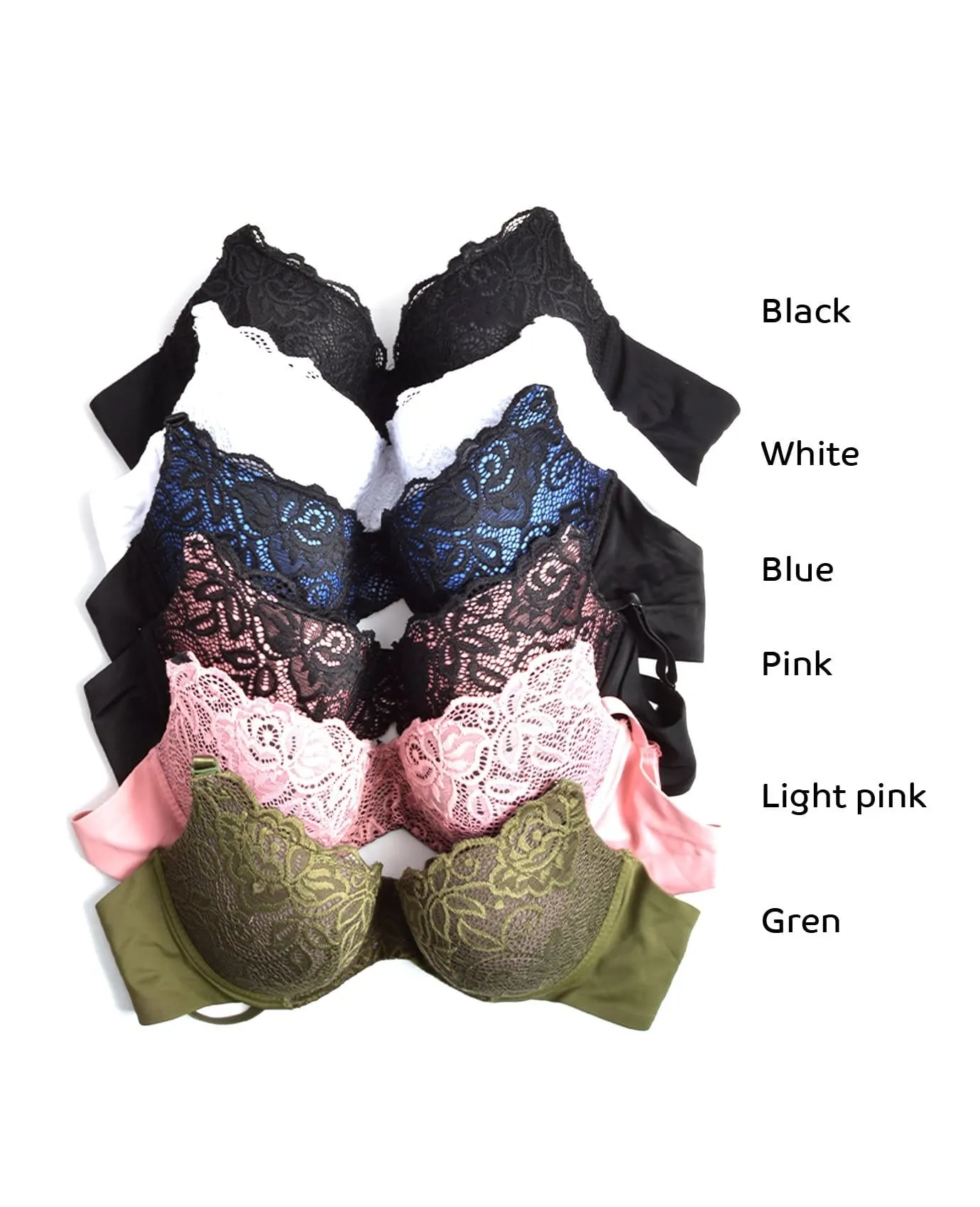 Lumie Contrasting Lace Bra