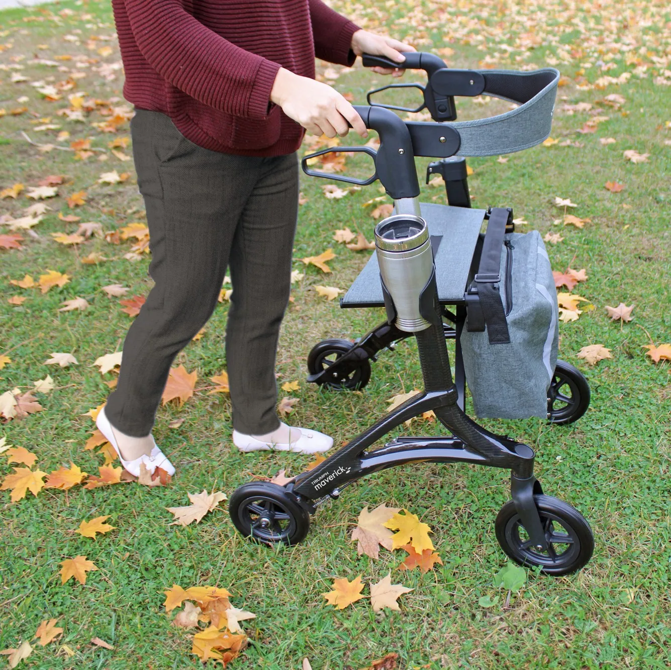 Maverick Carbon Fiber Rollator Walker