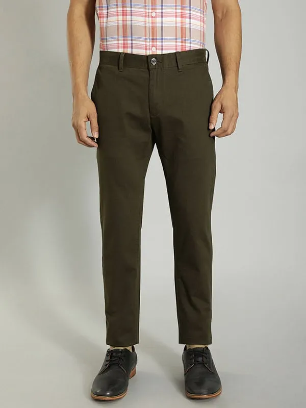 Men Brooklyn Fit Cotton Stretch Trouser