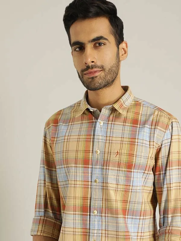 Men Checked Full Sleeve Cotton Shirt